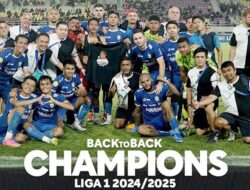 Persib Bandung Resmi Menjadi Juara Liga 1 2024/2025 Usai Persebaya Bermain Imbang